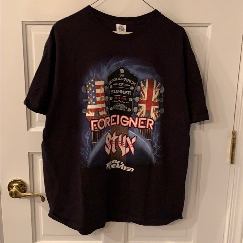 Concert T Shirt Foreigner, Styx, Don Felder